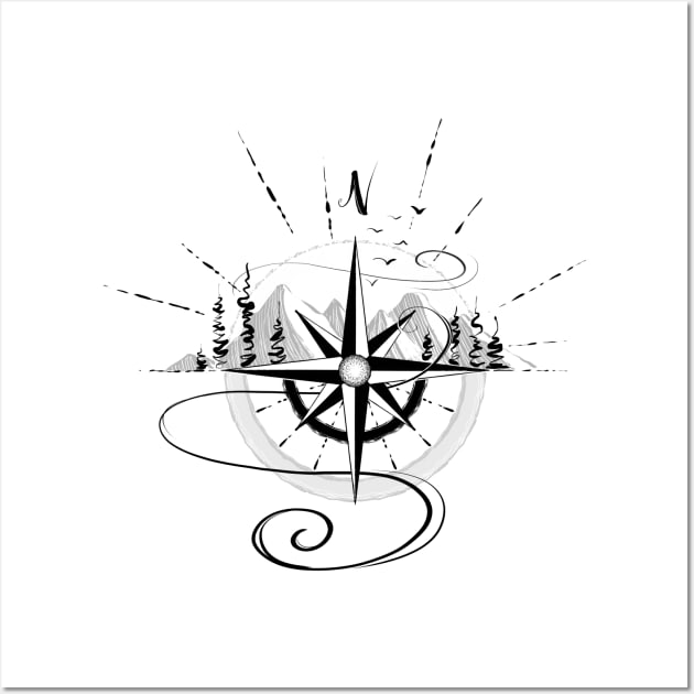 Compass design on sale